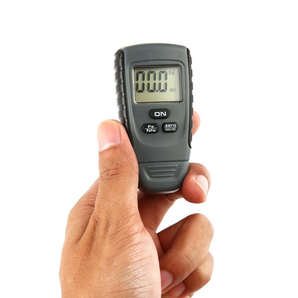 Digital Paint Coating Thickness Gauge Car Painting 0-1.25mm for Car Measurement Instrument Iron Aluminum Base Metal