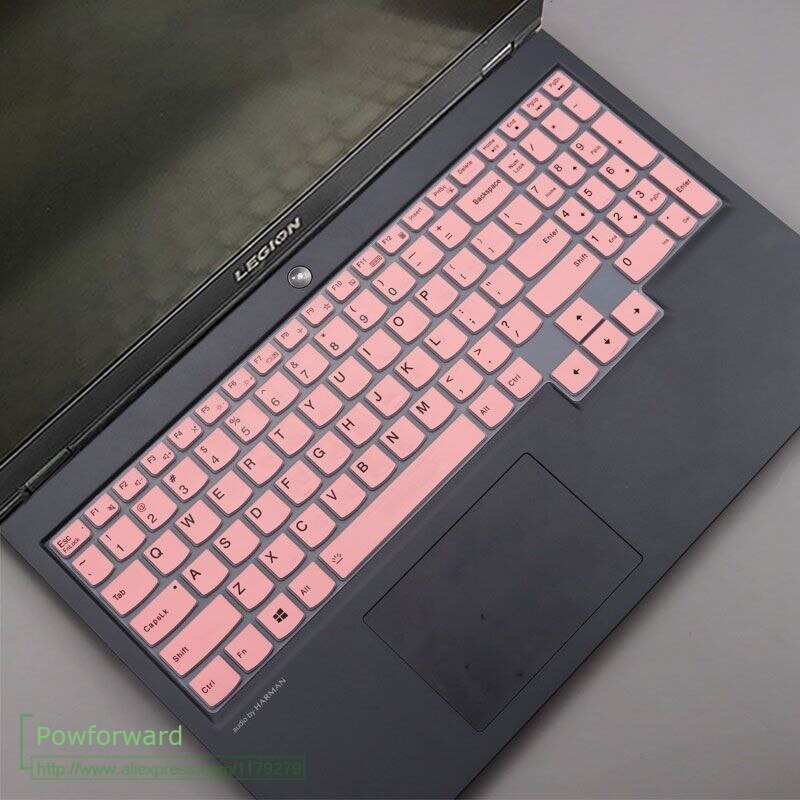 For lenovo legion 5 5i 17.3'' legion 7 legion 7i gaming laptop Silicone Notebook laptop keyboard cover skin Protector: pink
