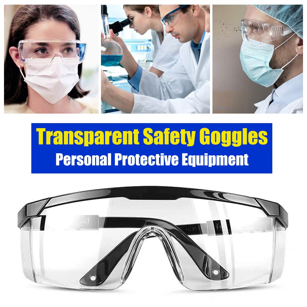 Safety Goggles Protective Equipment Standard Anti-fog Anti-splash Impact Resistant Dust-Proof Wind-Proof Protective Glasses