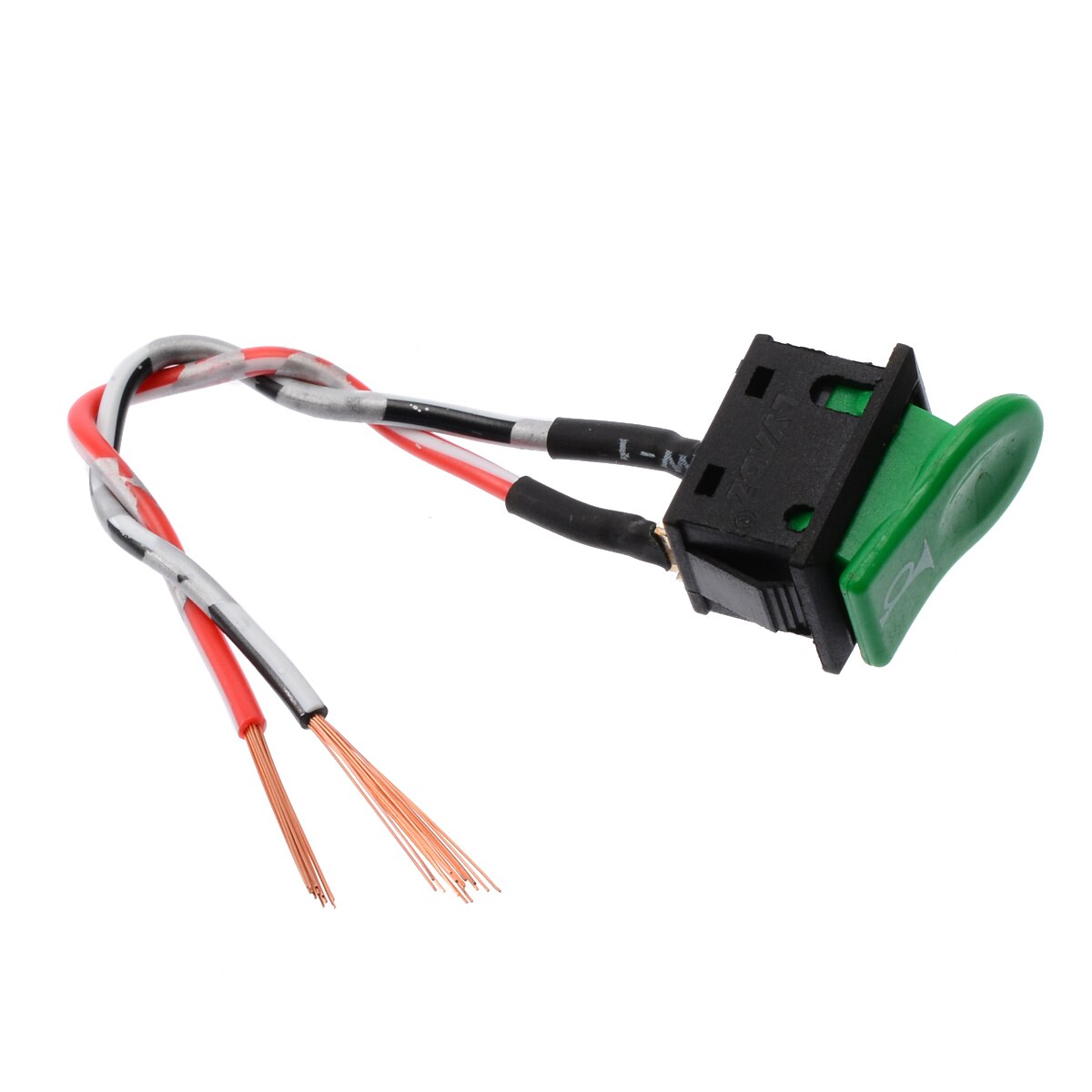 Botón de interruptor Universal para bocina de coche, pulsador momentáneo de plástico ABS verde, para bicicleta eléctrica y motocicleta, en oferta