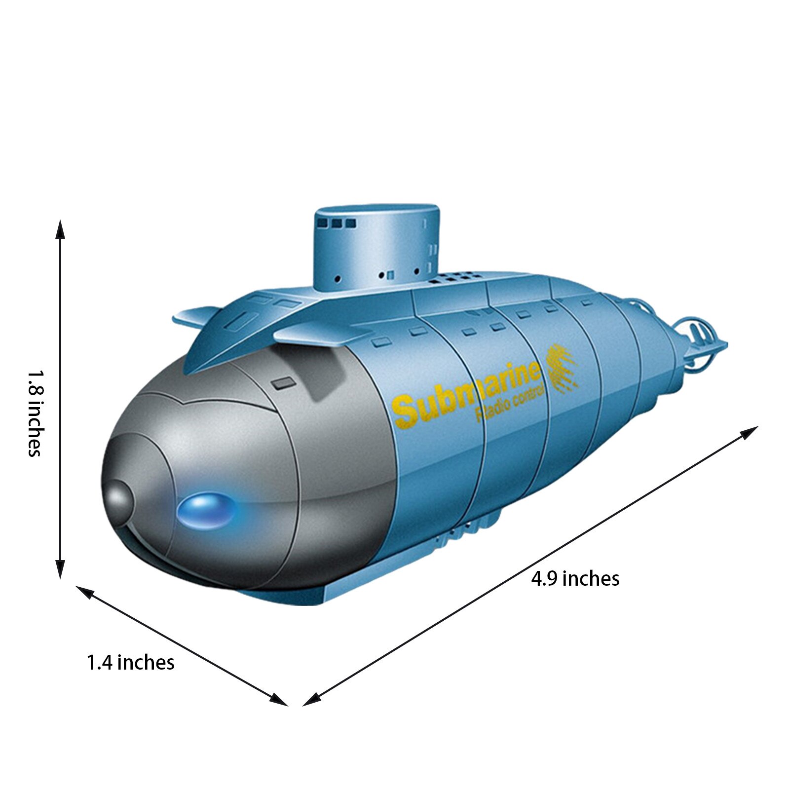 2.4G Rc Afstandsbediening Submarine Boot Waterdichte Batterij Aangedreven Model Elektrische Afstandsbediening Submarine Model Speelgoed Cadeau Voor Kinderen