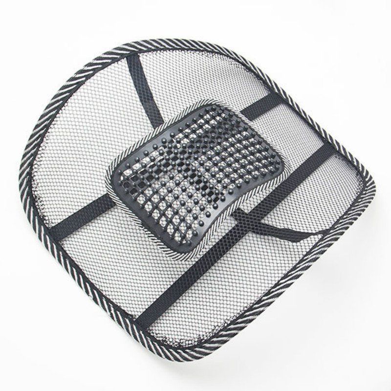 1Pc Chair Back Support Massage Cushion Mesh Relief Lumbar Brace Car Truck Office Home Cushion Seat Chair Lumbar Back Support Cha