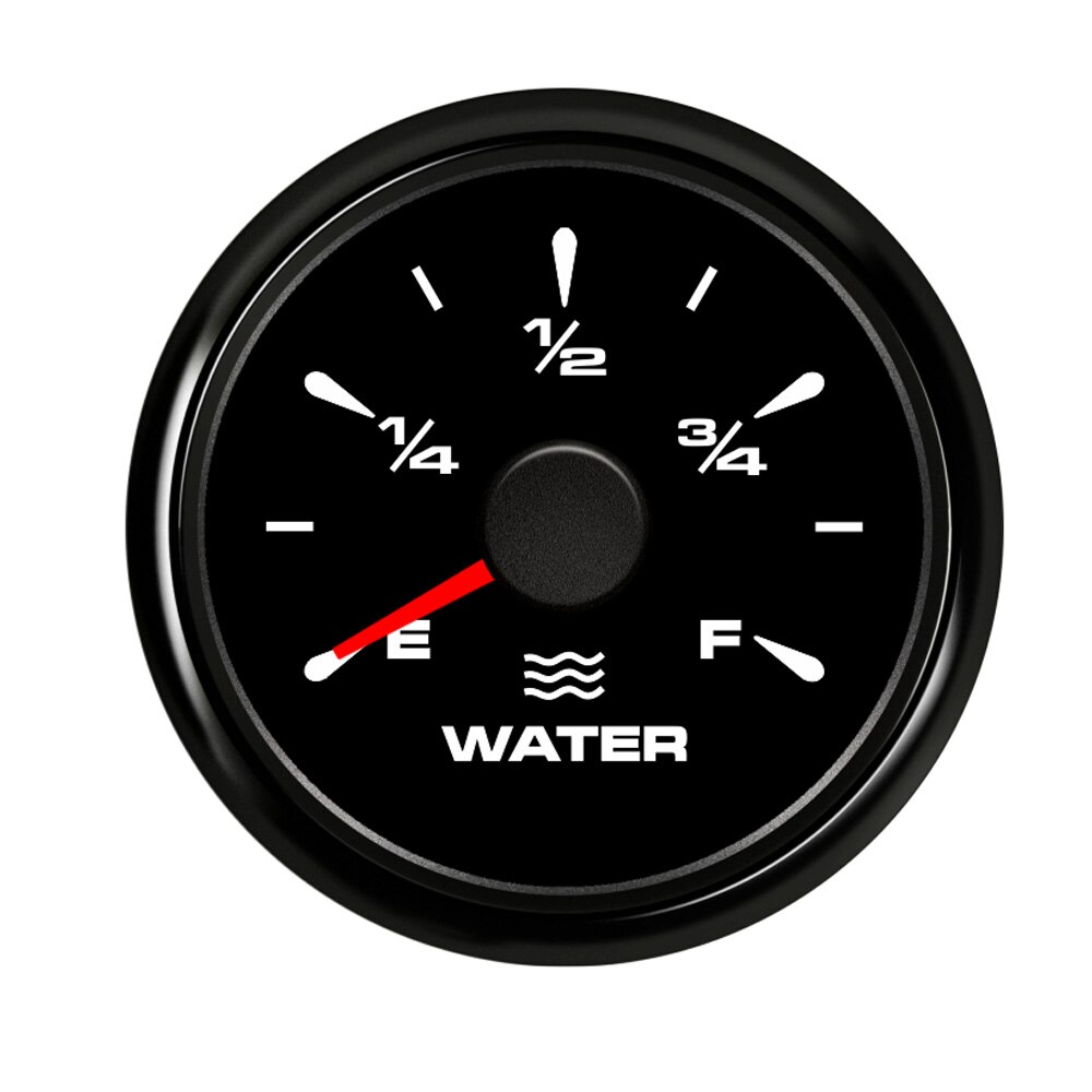 52mm Boat Car Water Level Gauge Waterproof 0~190 ohm Water Level Indicators 9~32V With 7 Colors Backlight