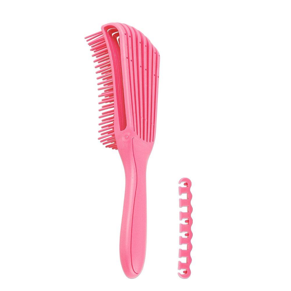 Brosse de Massage du cuir et du cuir chevelu, grattoir de tête, râteau en cuir pour chat, peigne à cheveux, Relaxation du corps: Pink