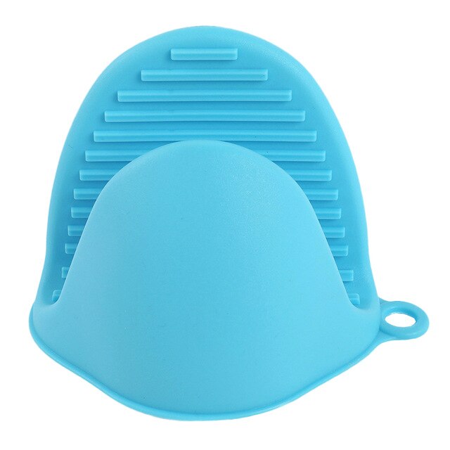 Heat Resistant Silicone Kitchen Gloves Oven Mitts Thicker Silicone Cooking Glove Microwave Oven Kitchen Gloves Baking Tools: 1PCS Small Clip