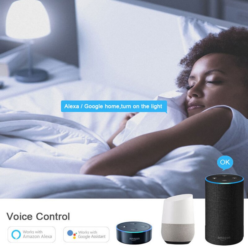 Fcmila smart wifi pære dæmpende pære 15w kold og varm smart home automation stemmestyring arbejde med alexa google home