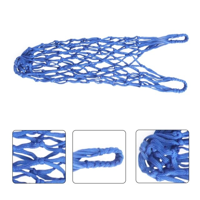 1pc Practical Livestock Feeding Mesh Bag Thickened Poultry Food Feeding Mesh Bag: Blue