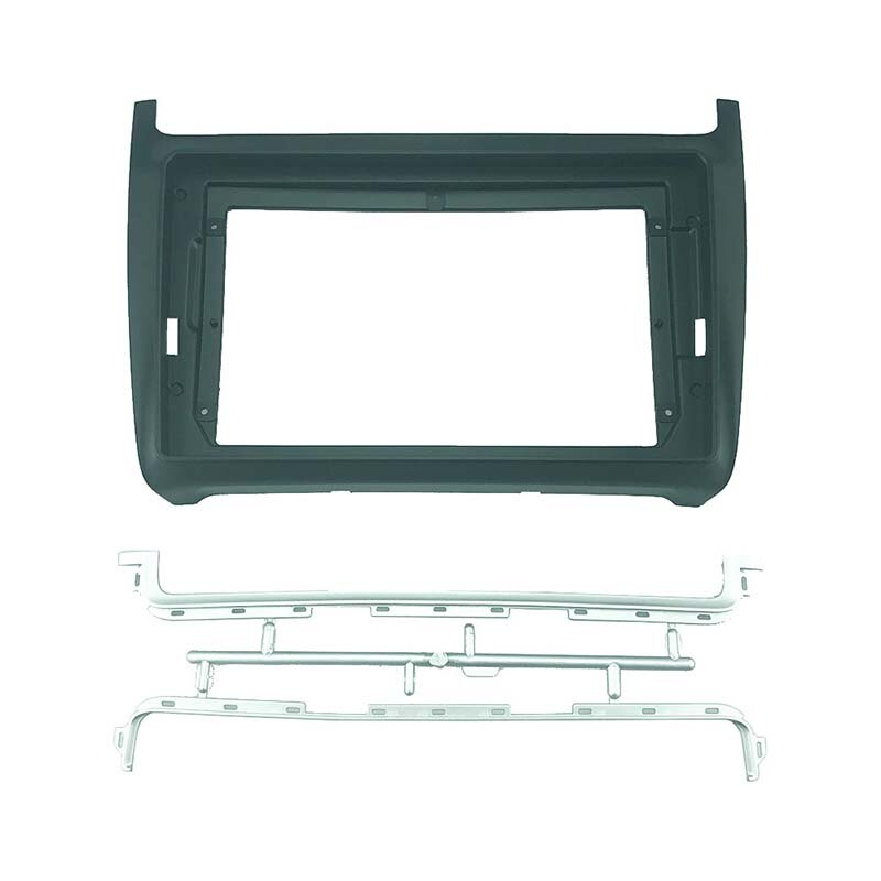 2 din 9 inch car radio Fascias for VW POLO Dashboard Frame Installation dvd gps mp5 android Multimedia player: Default Title