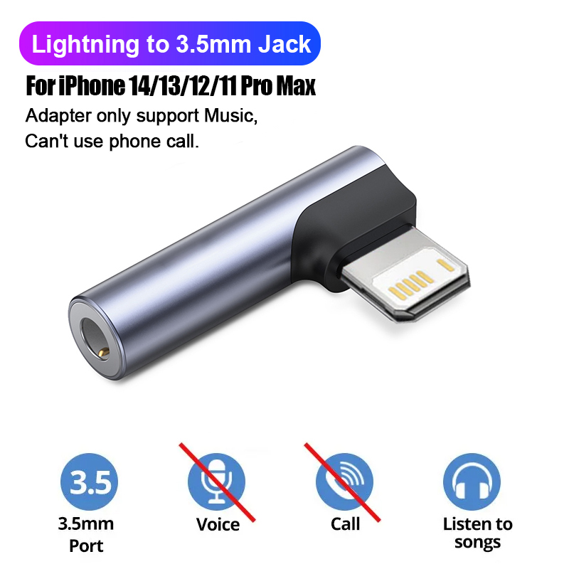 Lightning to 3.5 mm Headphone Jack Adapter Phone Dongle Converter Aux Audio Adaptor for Apple iPhone 14 13 12 11 XS XR X 8 iPad: black
