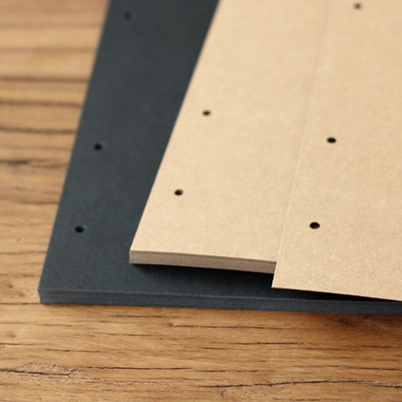 Lisäarkit valokuva -albumille  a4 diy leikekirja paperi käsityöt musta kortti käsintehty sisäarkki sivut paperitavarat