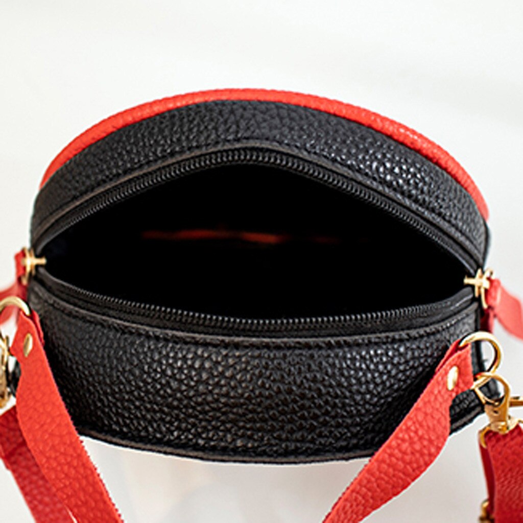 OCARDIAN Handbag Trend Women's Hit Color Portable Bag With Zipper Lady Cherry Shoulder Bags May22