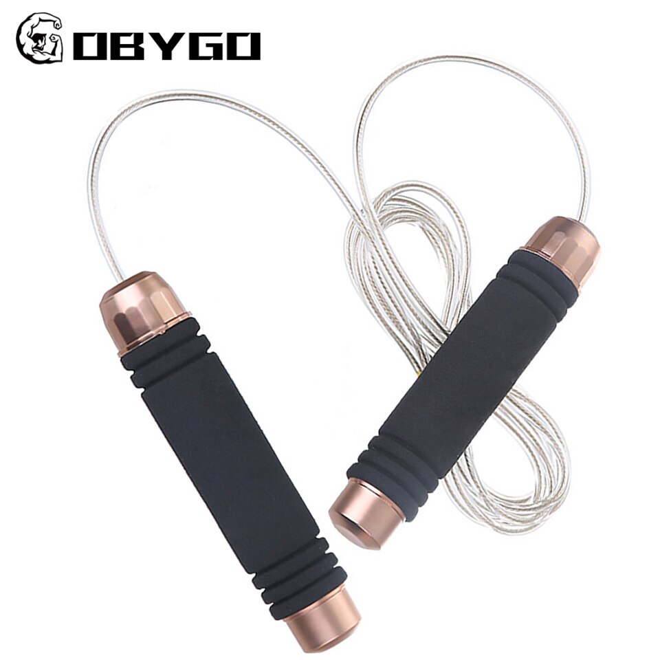 GOBYGO Steel Wire Weight-bearing Skipping Rope Jumping Rope Competition Yoga Fitness Training Home Portable Fitness Equipment