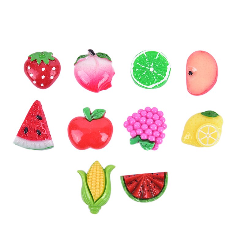 10PCS home decor magnet Fruits stickers fridge magnet Home decor Fridge stickers Mini fridge refrigerator sticker For Home