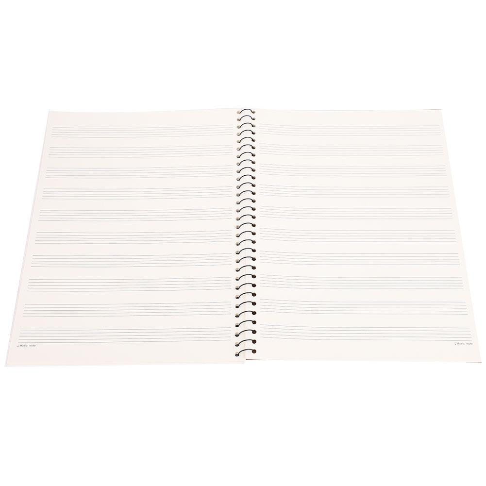 50 Pages Musical Notation Stave Notebook Music Manuscript Writing Paper Piano Exercise Book Staff Song Writing Note Book