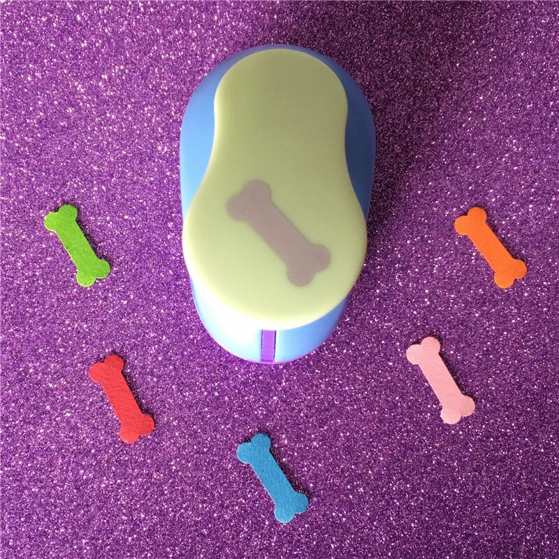Bone shaped EVA foam punches paper punch for greeting card handmade DIY scrapbook bones craft punch machine