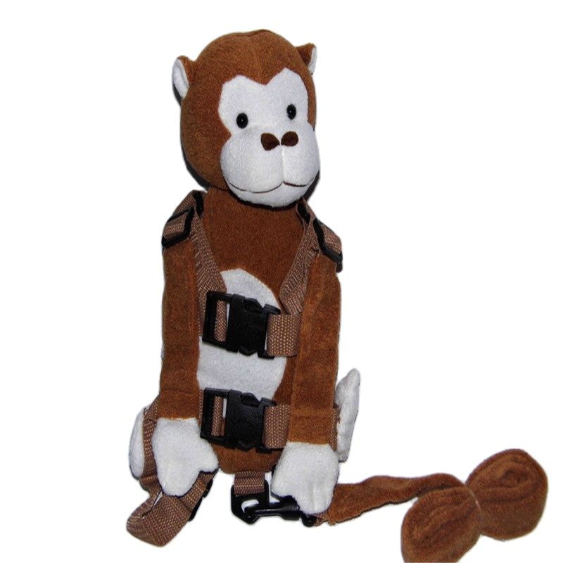 2 in 1 Harness Buddy Monkey Baby Safety Animal Toy Backpacks Bebe Walking Reins Toddler Leashes Kid Keeper GB-016