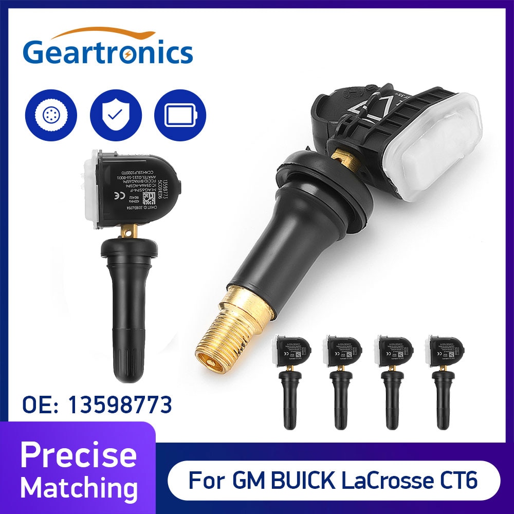 13598773 Tpms Voor Gm Buick Lacrosse CT6 Air Bandenspanning Sensoren 433Mhz Wiel Druk Temperatuur Sensoren Monitoring Systeem