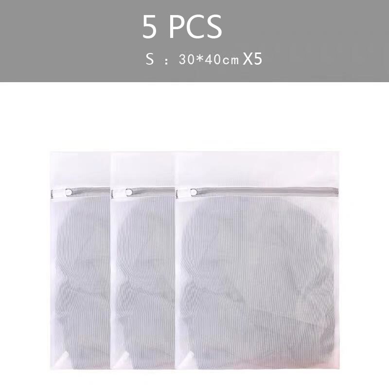 5 Pcs/Set Laundry Bags Washing Machine Special Washing Bag Home Laundry Storage Bag Travel Underwear Sorting Bagging: B