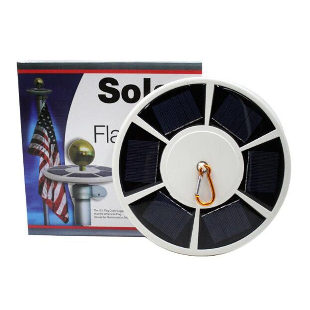 111-LEDs Solar Powered Energy Flag Pole Lamp Waterproof Outdoor Garden Light Solar LED Light For Roadside Courtyard Camping