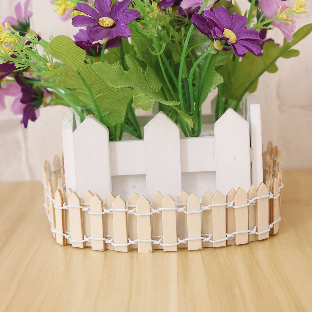 5m 16ft Grey Stone Effect Garden Lawn Cobbled Grass Edging Plant Flower Bed Fence Border Garden bed Decorations: other fence