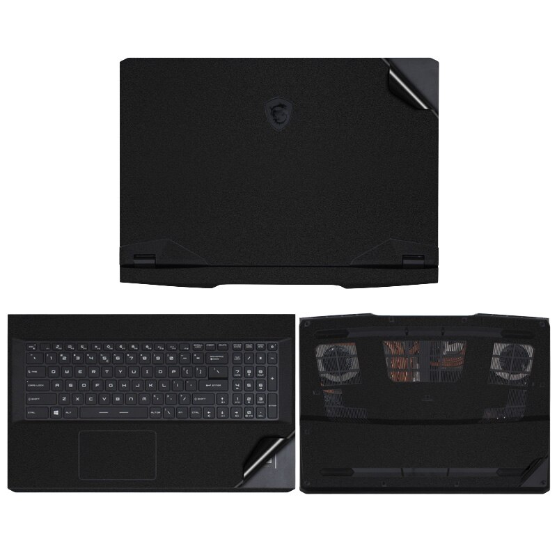 Vinyl Stickers for MSI Laptop GE66 Gaming NoteBook PVC Decal Anti-Scratch Cover for MSI GE66/GP66 Protective Film: For MSI GE66 / Matte black