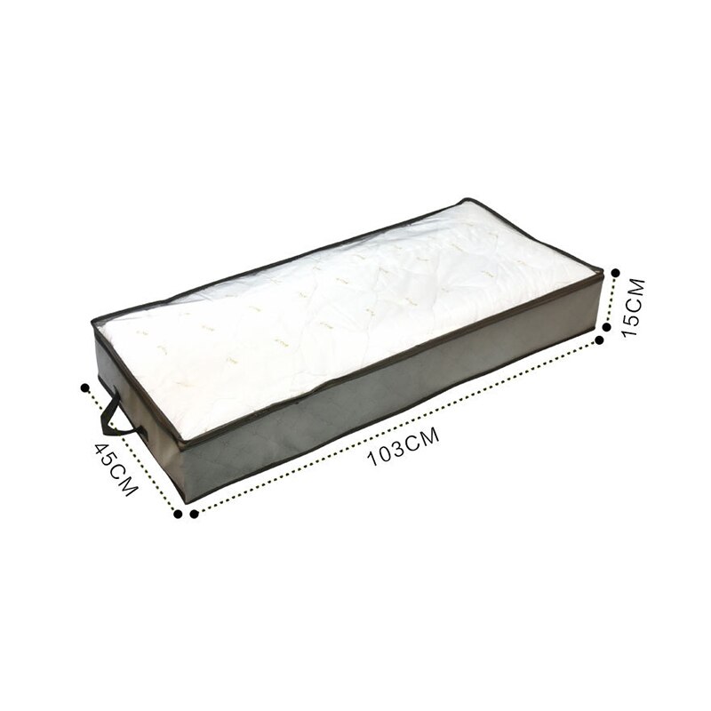 Onder Bed Niet-geweven Opberglade Organisator Opbergdoos Kleding Dekens Schoenen Divider Container Quilt Zakken Houder Organizer