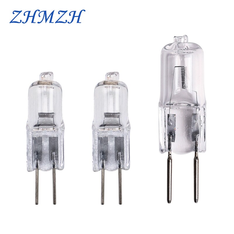 Cuentas de lámpara halógena G4 de CA 12V, 20w, 35W, cuentas de luz de baja presión, G6.35, 50W, cristal, bombilla pequeña halógena, blanco cálido