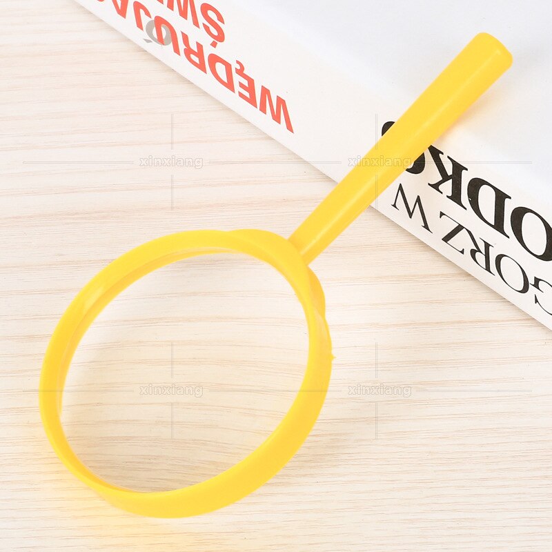 Loupe en plastique pour enfants, Mini Loupe portative 3X pour écoliers de la maternelle