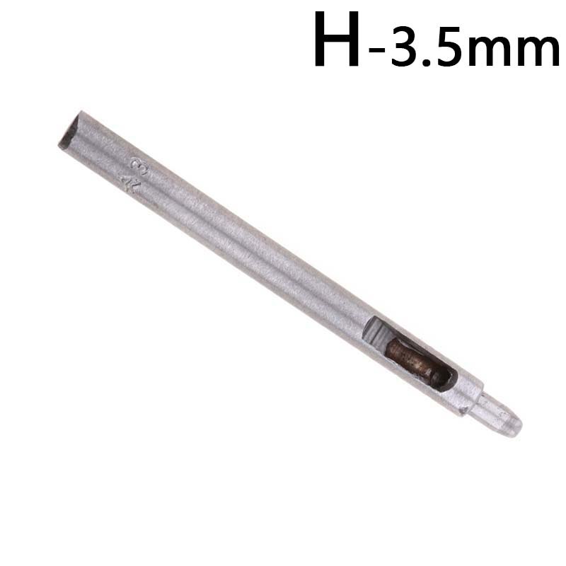 1PC Round Hollow Punch Leather Craft Punch Tool Hollow Hole Punch Cutter Tool for Watch Bands Belts Canvas Paper 0.5-5.5mm: H