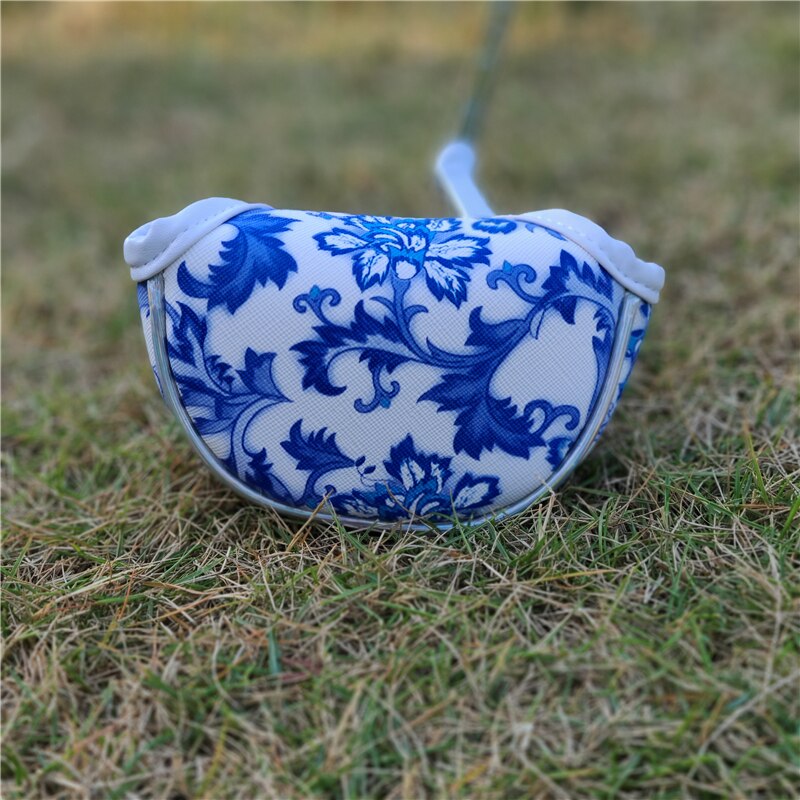 China Stil Blau und Weiß Porzellan Golf Verein Fahrer Fahrrinne Holz hybrid UT Klinge Hammer Putter Headcover Sport Golf Verein abdeckung: klein Hammer