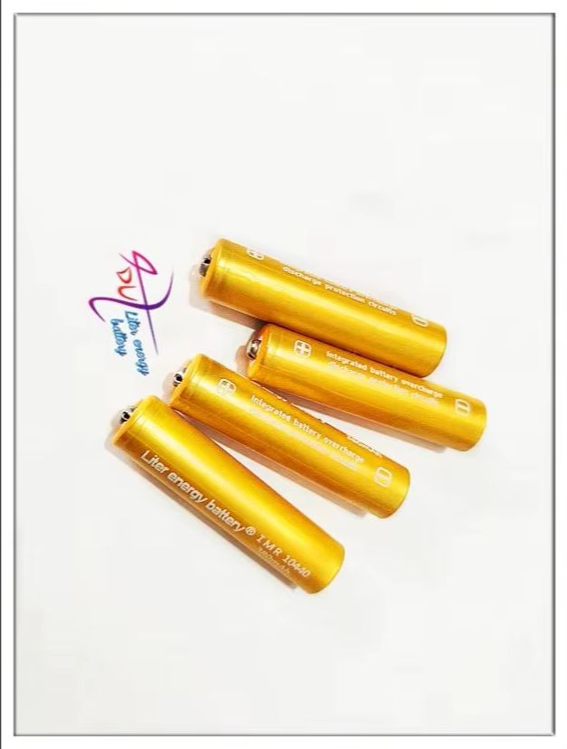 bateria de energia de litro 3.7V 10440 380mAh bateria recarregável AAA de alta capacidade 3.7V