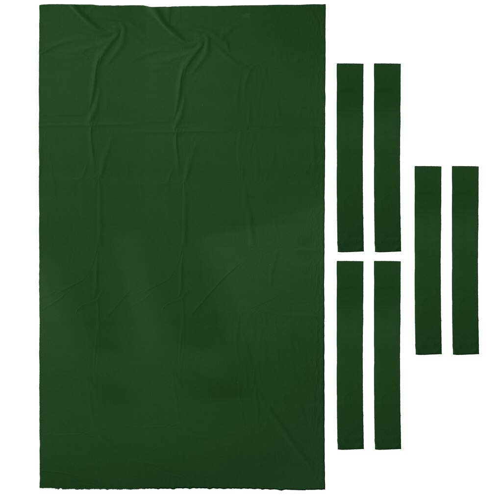 Heavy Duty 9ft Pool Table Felt - Billiard Cloth for 9 Foot Table - 0.9mm Thickness: Green