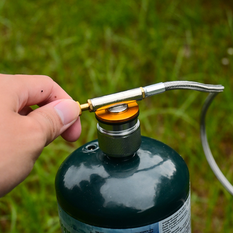1 st Outdoor gas tank adapter propaan gas tank kachel hoofd accessoires adapter draagbare en handige camping picknick accessoires