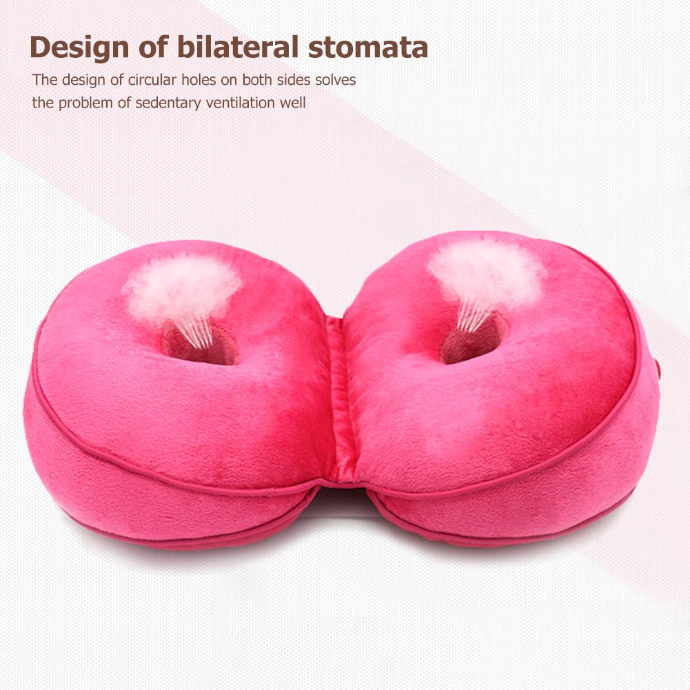 Dual Comfort Orthopedic Cushion Memory Foam Hip Lift Seat Cushions Beautiful Butt Latex Seat Cushion Comfy for Home Office