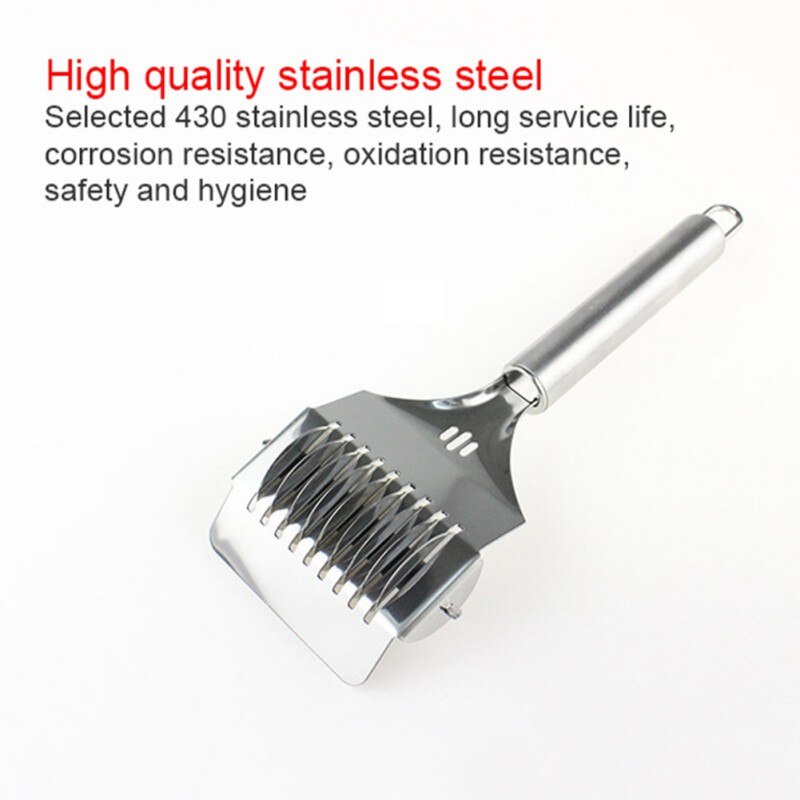 Shallot Cutter Handle Non-slip Manual Section Noodles Cutting Knife Pressed Stainless Steel Machine Noodle Cutter1