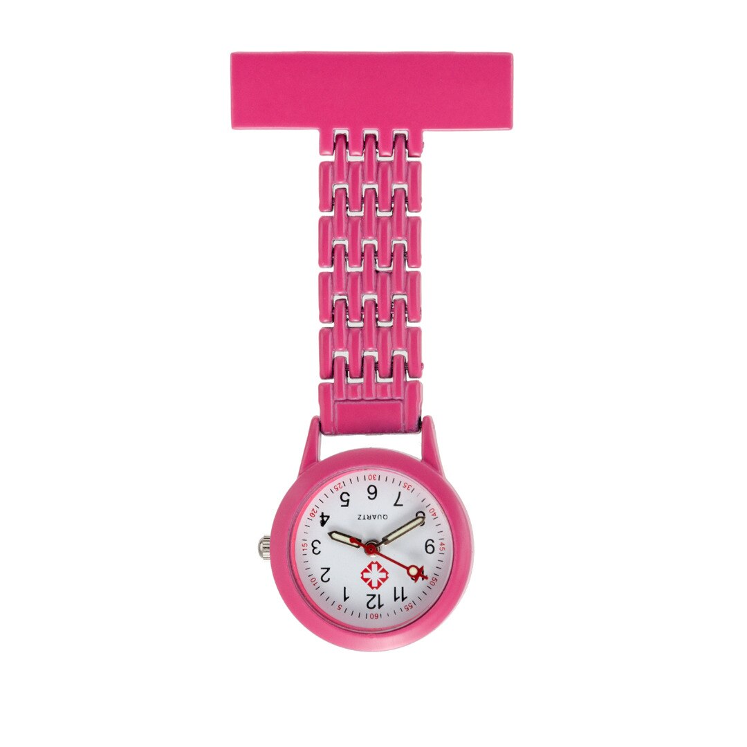 Shellhard legering rund skivestift på lomme broche fob analog quartz sygeplejerske ur guld ure mænd kvinde relogio de bolso