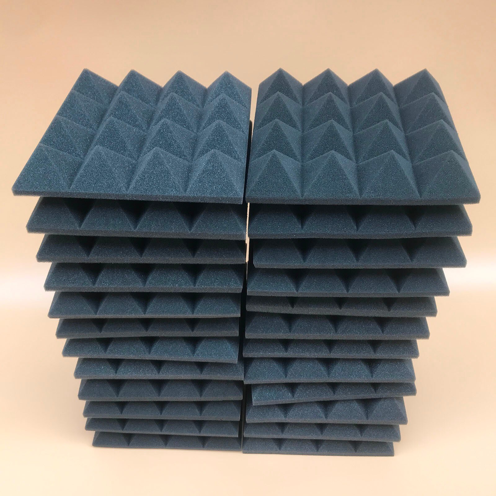 24PCS Home Scene Layout, Sound-absorbing Foam Wall, Indoor Sound-absorbing Soundproofing Foam Sound-Absorbing Noise Sponge Foam