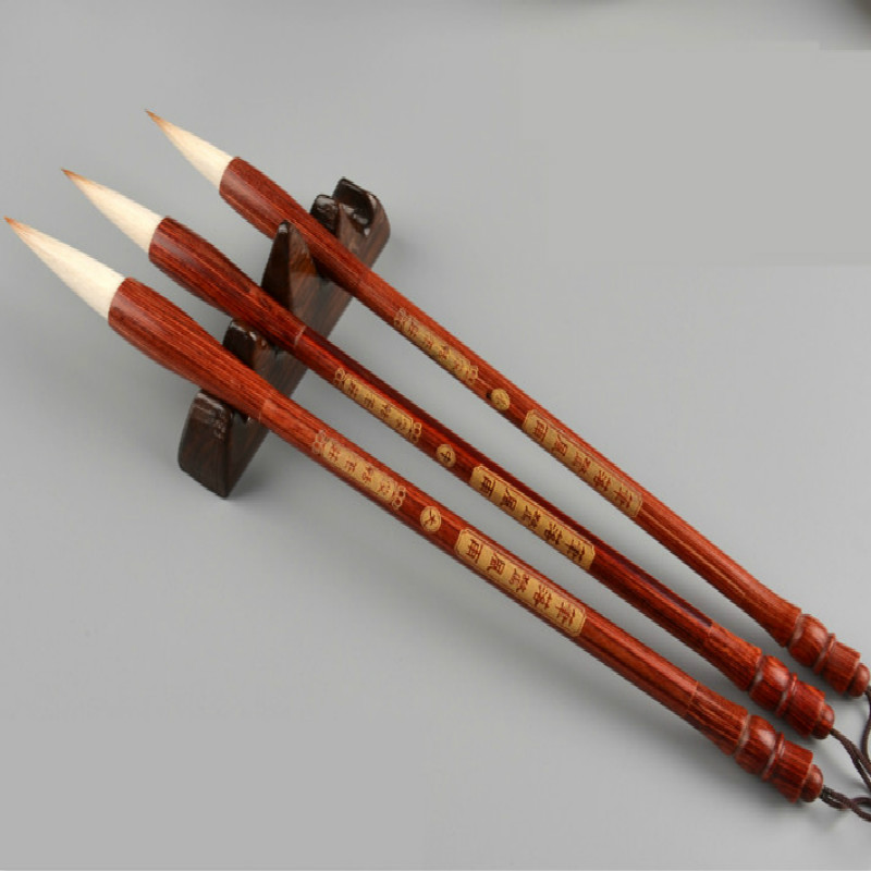 Chinese Calligraphy Brush Caligrafia Multiple Hair Regular Script Freehand Landscape Painting Writing Brush Tinta China