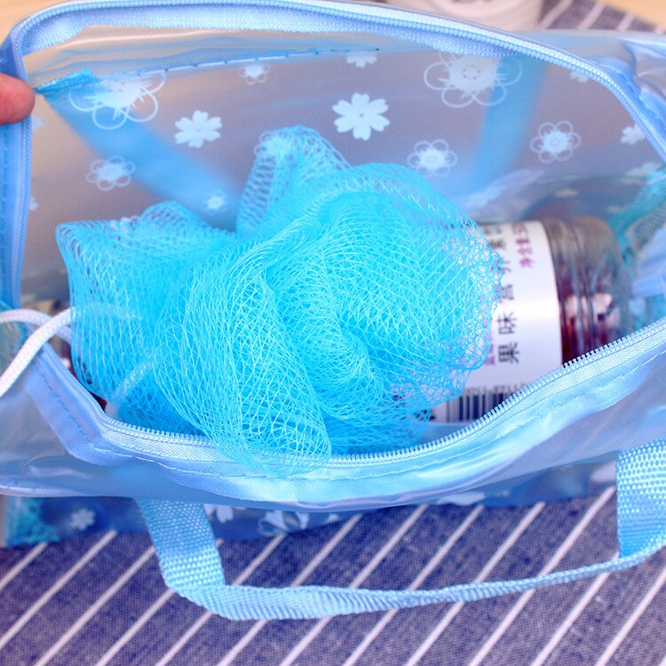 Kvinder svømmetaske håndtasker gennemsigtig pvc plast pool strand makeup arrangør toiletartikler opbevaring pvc taske