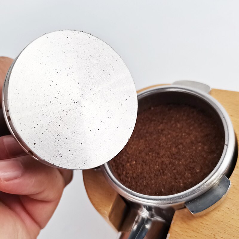 Koffie Tamper 51Mm 53Mm 58Mm Flat Base Espresso Cafe Barista Gereedschappen Doseren Ring Voor Keuken Accessoires