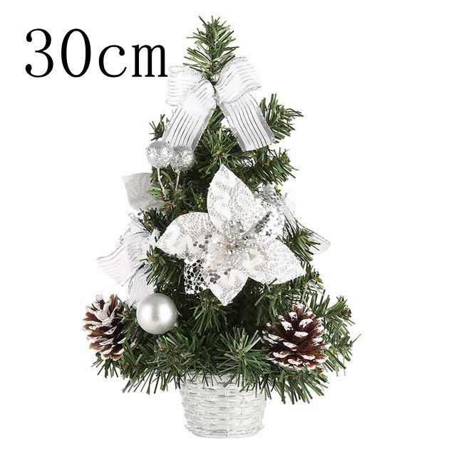 Mini Kerstboom Tafel Decor Kunstmatige Creatieve Chrstmas Bomen Tafel Etalage Tafel Decoraties Familie Xmas: Licht Groen