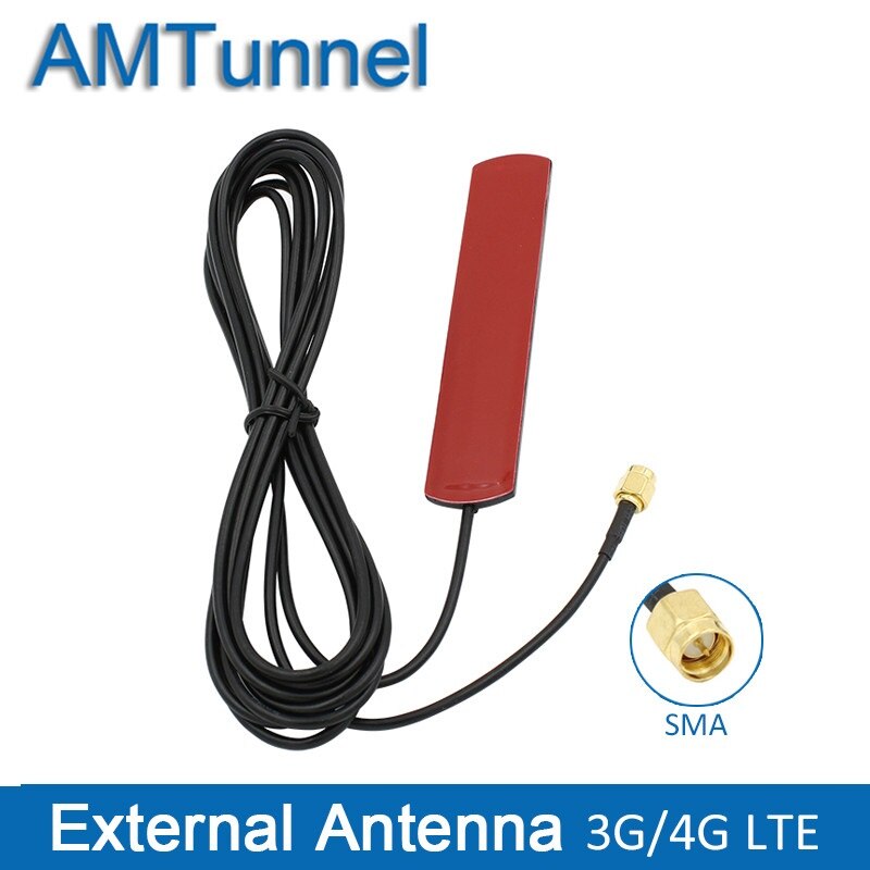 Antena 3G 4G SMA macho 4G LTE patch antenna 3M cab... – Grandado