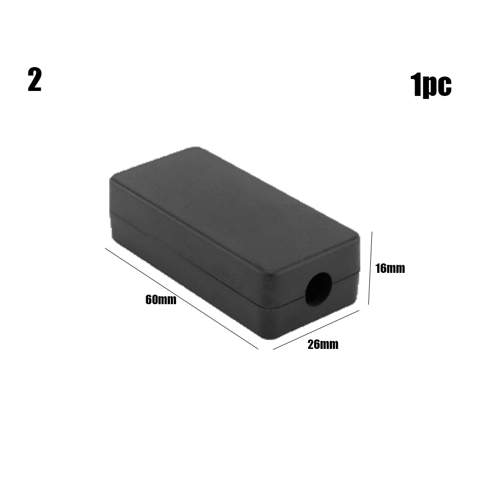 22 Sizes Project Electronic Project Box ABS Plastic Waterproof Cover Instrument Case Enclosure Boxes 8 Sizes: black 60x26x16mm