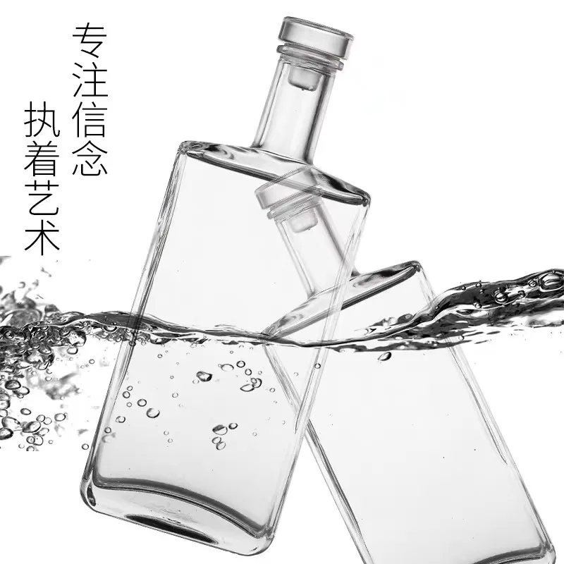 Drank Glazen Alcohol Fles 100ML Loodvrij Whisky Karaf Wijnglazen Fles met Stop Luchtdicht Sake Set Bar accessoires