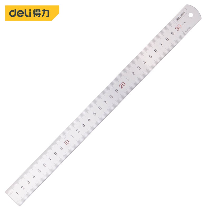 Deli Tool 1 szt. Wiele specyfikacji Linijka pomiarowa do obróbki drewna 15/20/30/50cm Wielofunkcyjne narzędzia precyzyjne ze stali nierdzewnej: Złota
