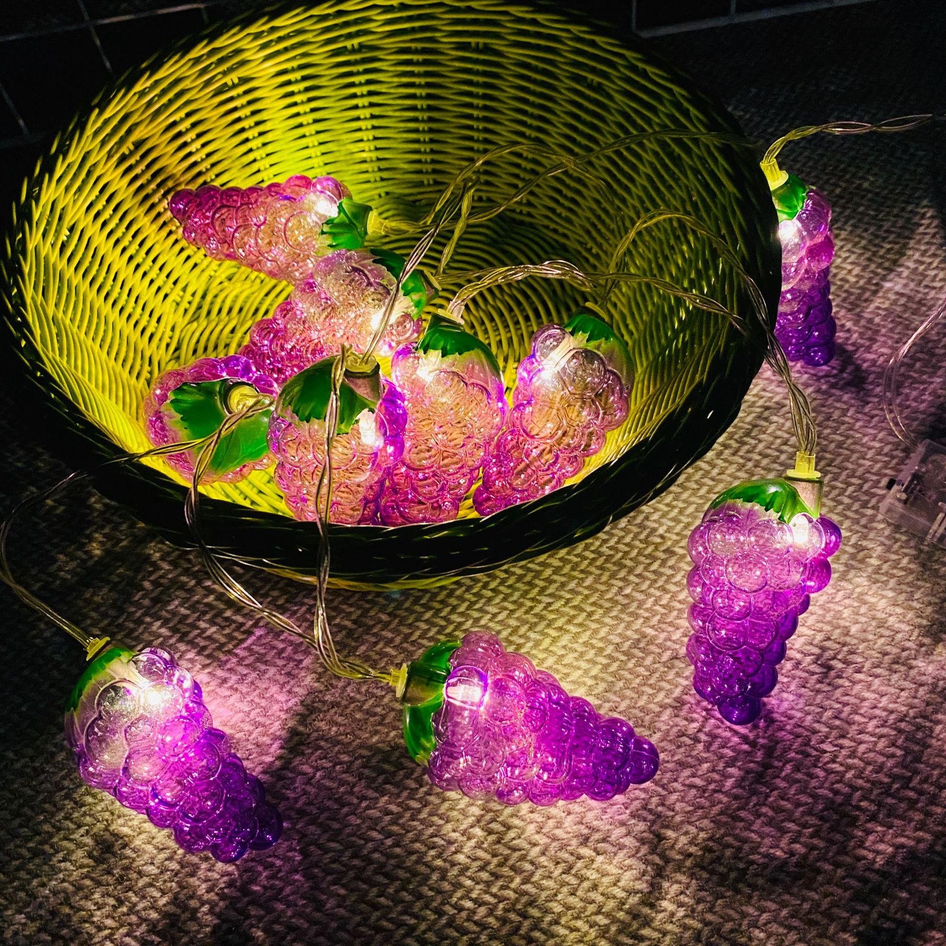 Guirlande lumineuse à 10led, 1.5M, Fruit fraise, noël, féerique, jardin, mariage, , décoration de maison,