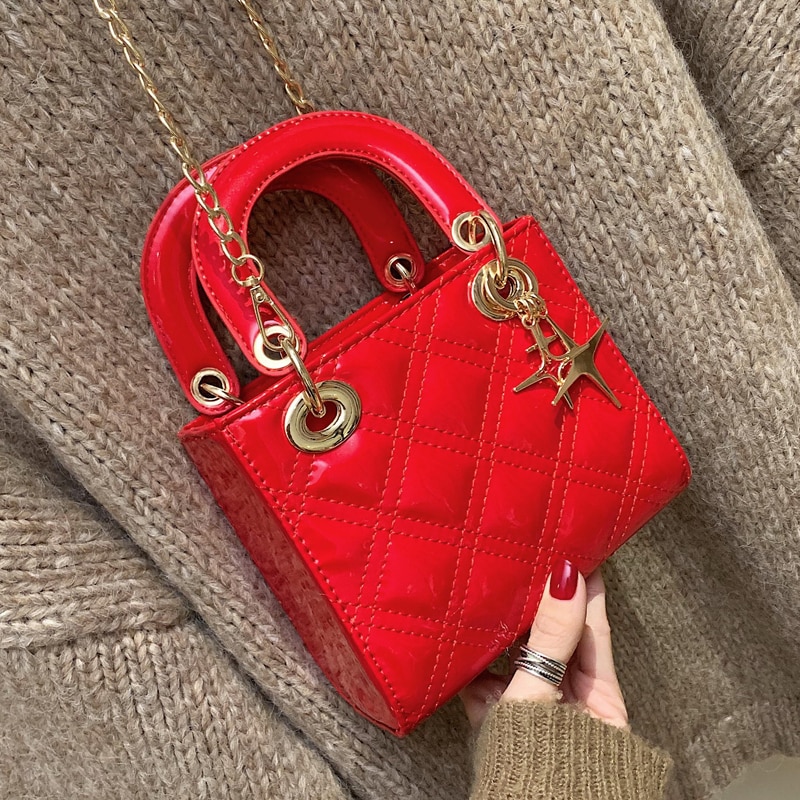 Sac à main de de luxe nouvelle femme fourre-tout sac de en cuir PU femmes concepteur sac à main chaîne épaule sacs de messager