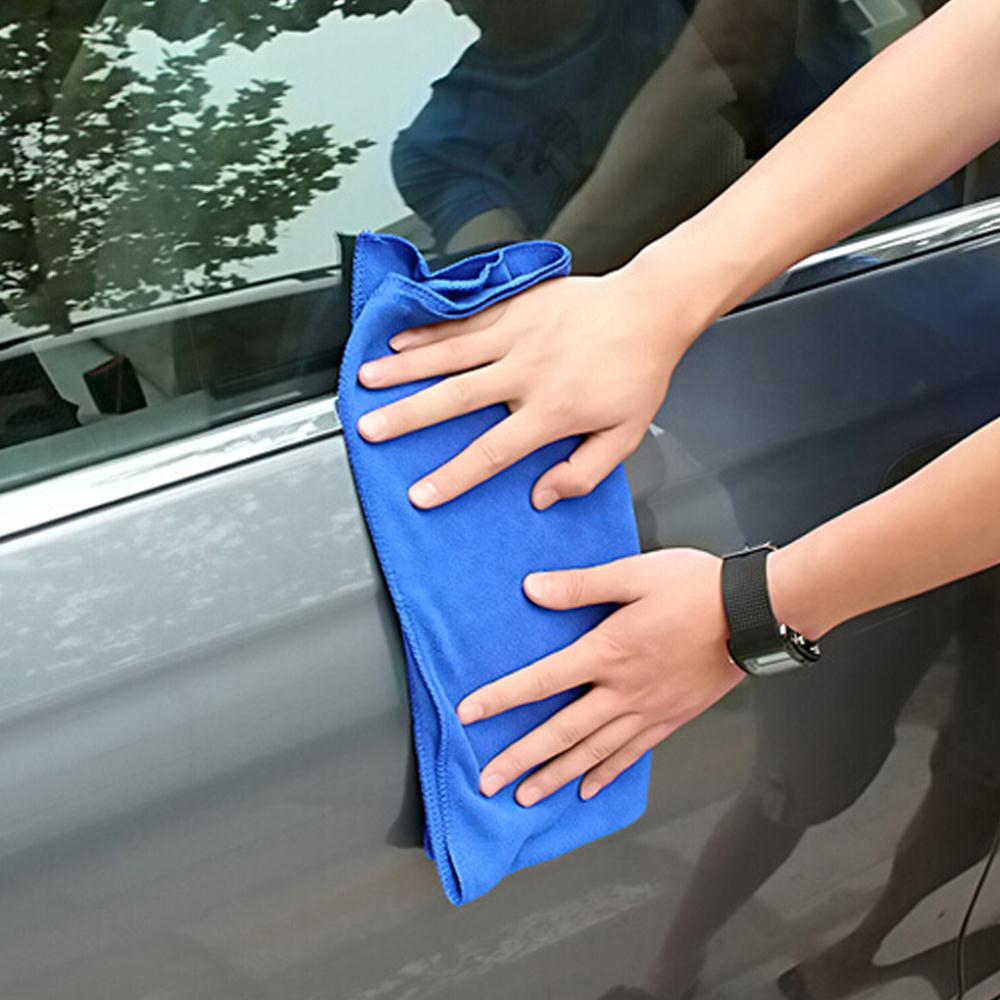 22*22cm microfibre visage cheveux propre voiture polissage sans stries serviette chiffon