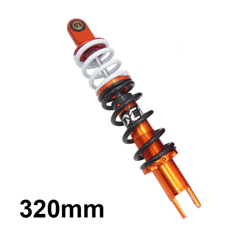 Amortiguador de aceite hidráulico de 280mm y 320mm, suspensión trasera de motocicleta, puntales de horquilla de rebote, amortiguadores de amortiguación, resorte doble