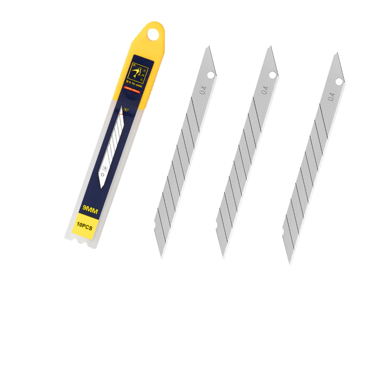 Snap Off Snap-Off Blade Cutter Knife Paper Student Office Stationery Art Box Package Open Opener Parcel Handicraft Sharp